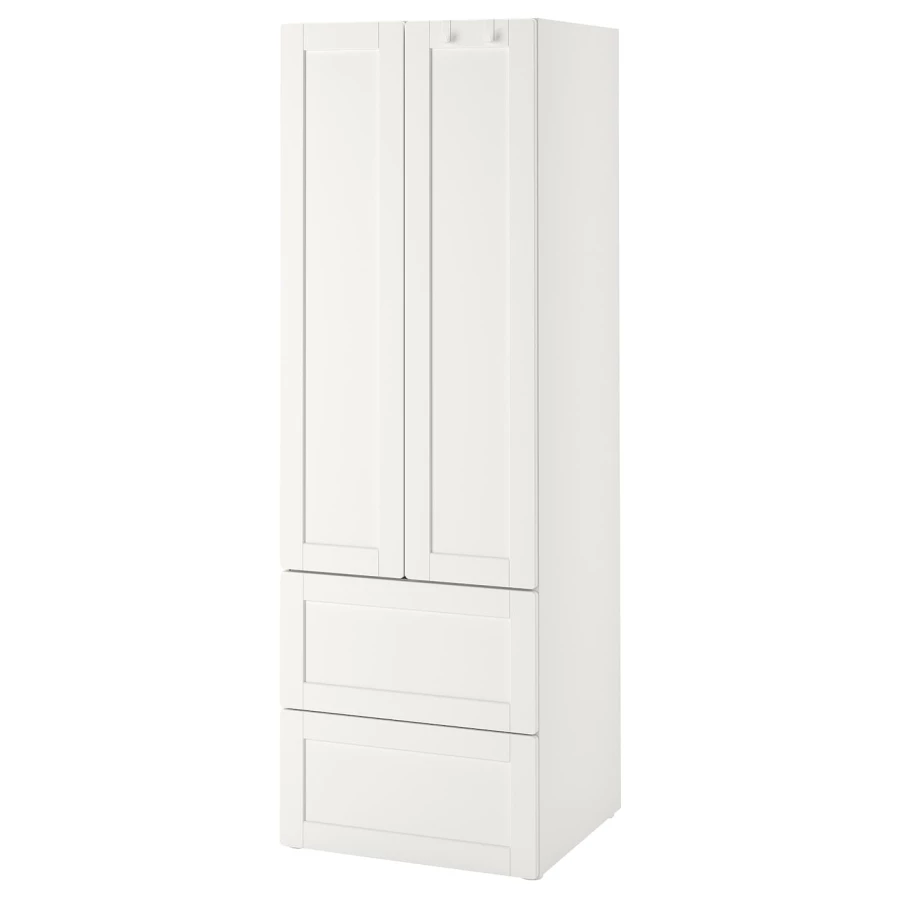 Шкаф - SMÅSTAD / SMАSTAD  IKEA /СМОСТАД  ИКЕА, 60x42x181 см, белый (изображение №1)
