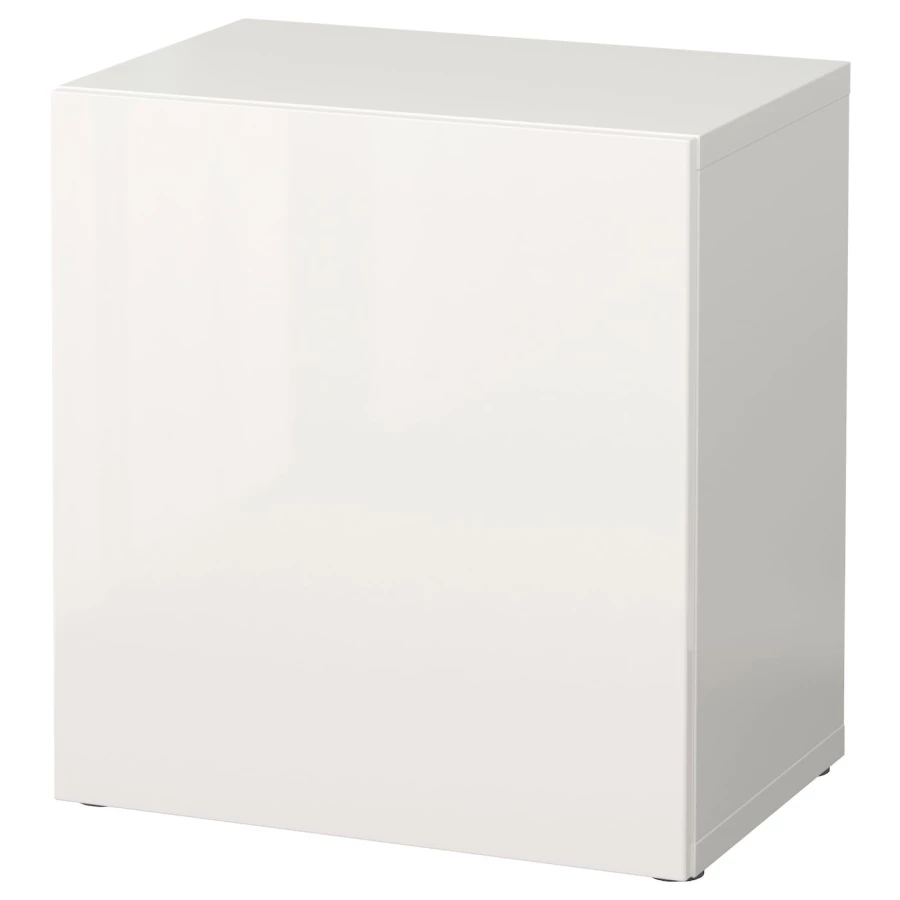 Шкаф - IKEA BESTÅ/BESTA/ БЕСТО ИКЕА, 60x40x64 см, белый (изображение №1)