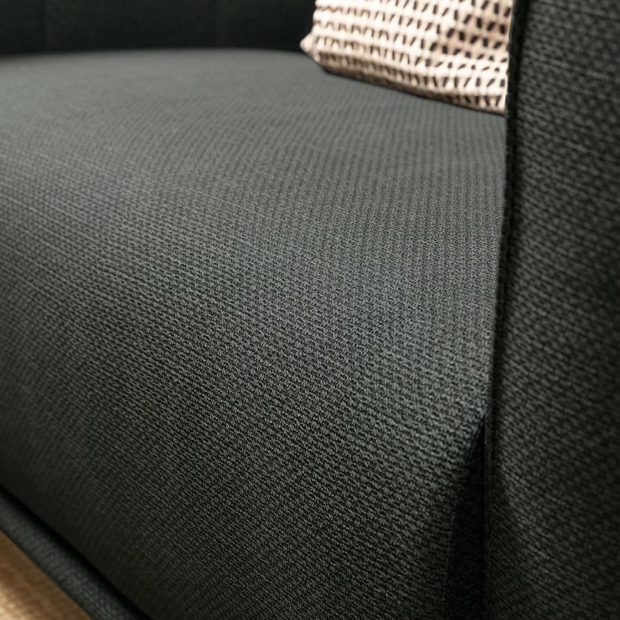 Кресло - IKEA VISKAFORS, 134х90х74 см, зеленый/бежевый, ВИСКАФОРС ИКЕА (изображение №5)