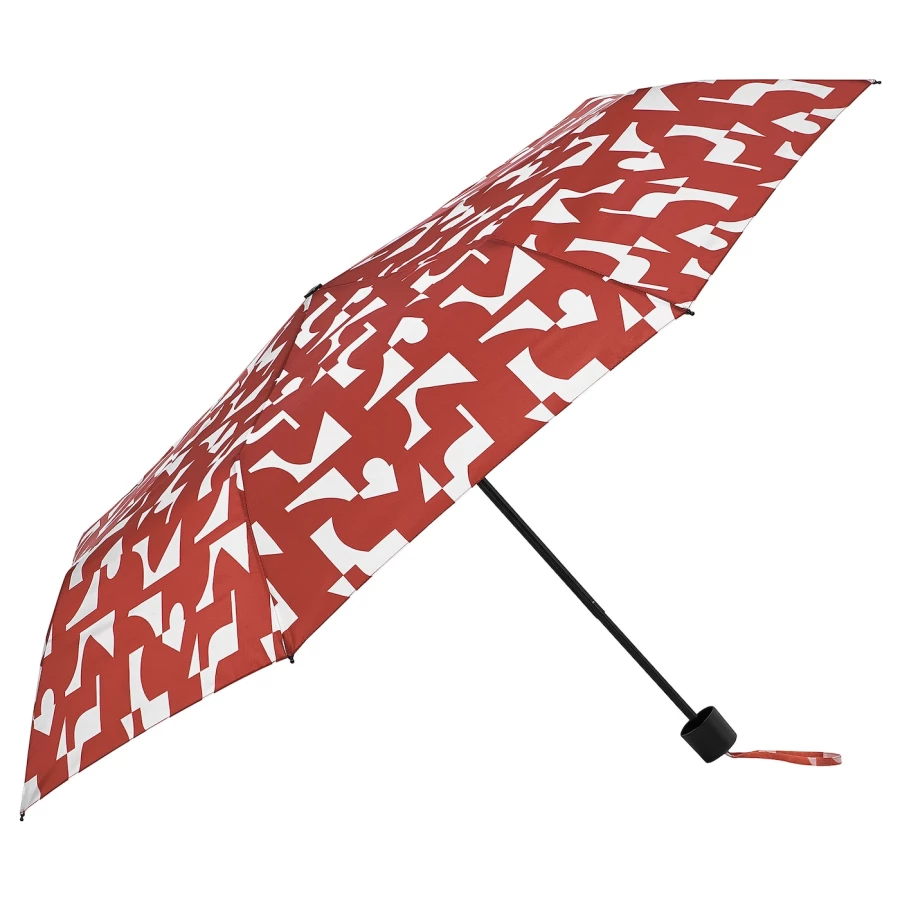 Зонт - KNALLA IKEA/ КНАЛЛА ИКЕА, 95 см, красный (изображение №1)