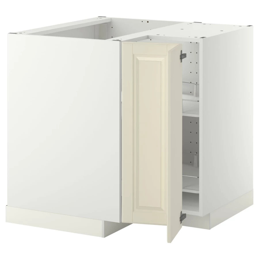 Напольный шкаф - METOD IKEA/ МЕТОД ИКЕА,  88х88 см, белый/светло-бежевый (изображение №1)