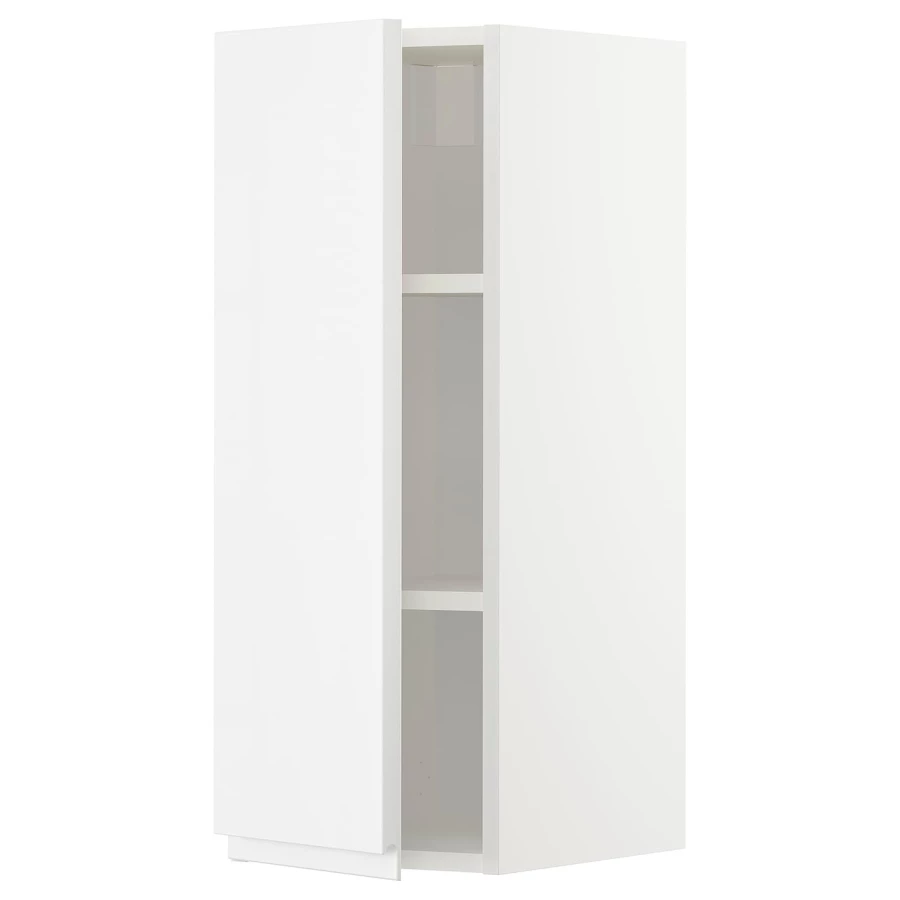 Навесной шкаф с полкой - METOD IKEA/ МЕТОД ИКЕА, 80х30 см, белый (изображение №1)