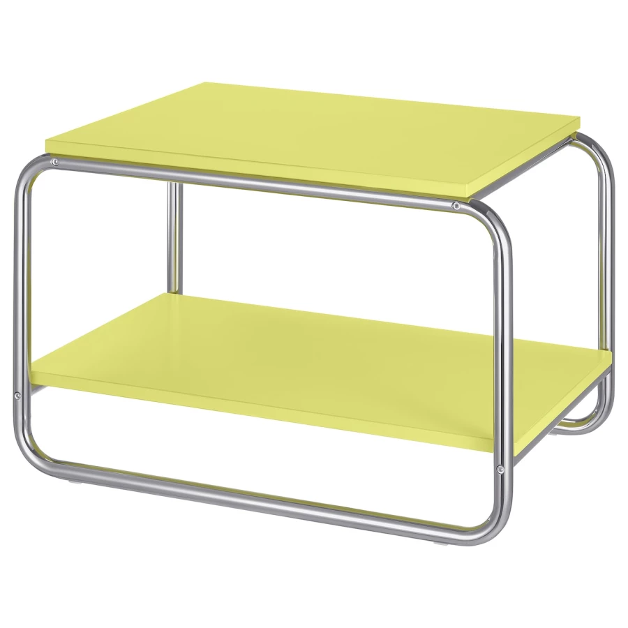 Журнальный стол - BAGGBODA  IKEA/ БАГГЕБО ИКЕА, 71х50х47 см, желтый (изображение №1)