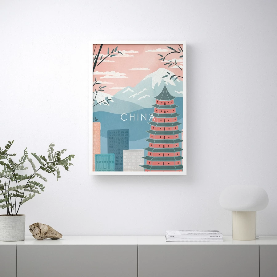 Постер - IKEA BILD, 50х70 см, «Снежные вершины», БИЛЬД ИКЕА (изображение №2)