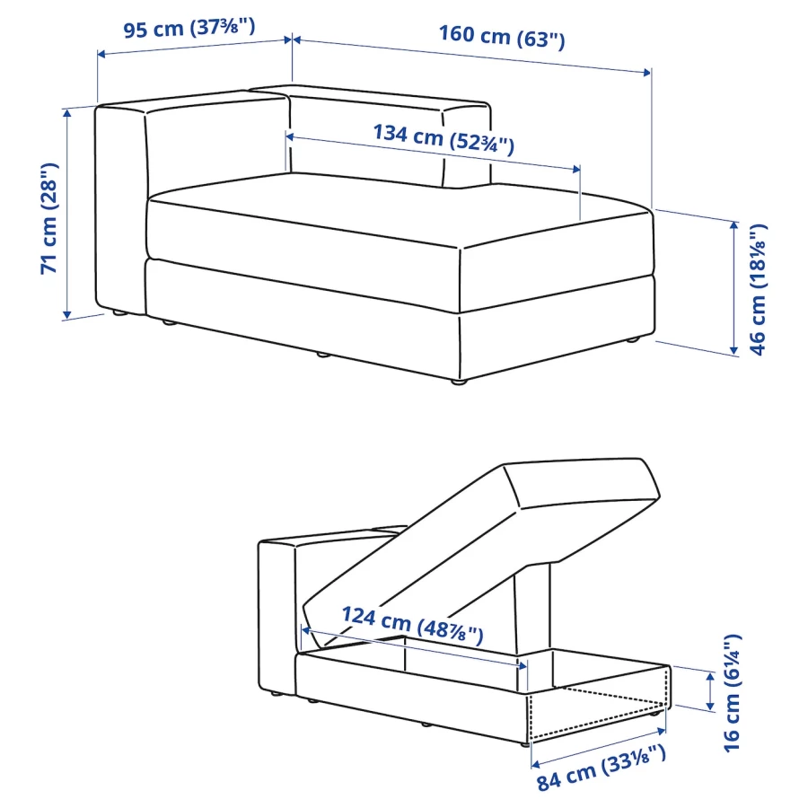 Кресло-кровать - IKEA  JÄTTEBO/JATTEBO/ЙЕТТЕБО/ЯТТЕБО ИКЕА, 71х95х160 см, бежевый (изображение №10)