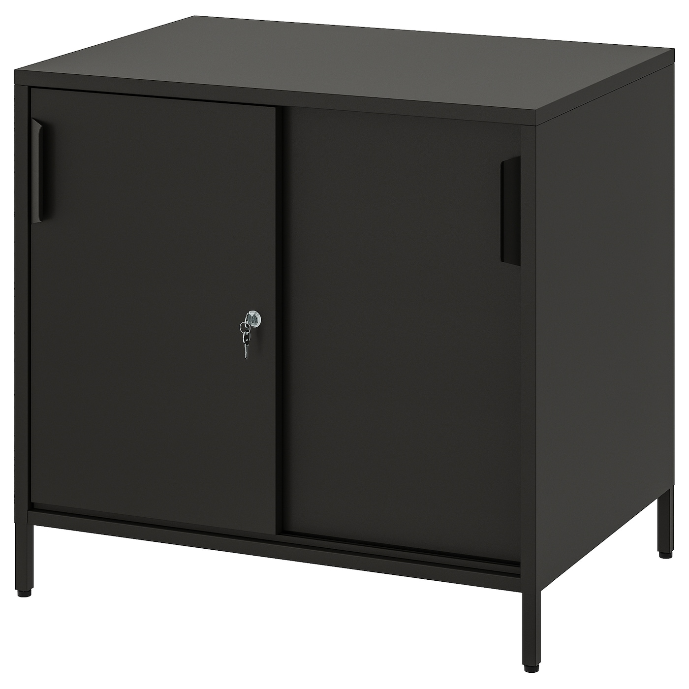Шкаф - TROTTEN IKEA/ ТРОТТЕН ИКЕА,  80х75 см, черный