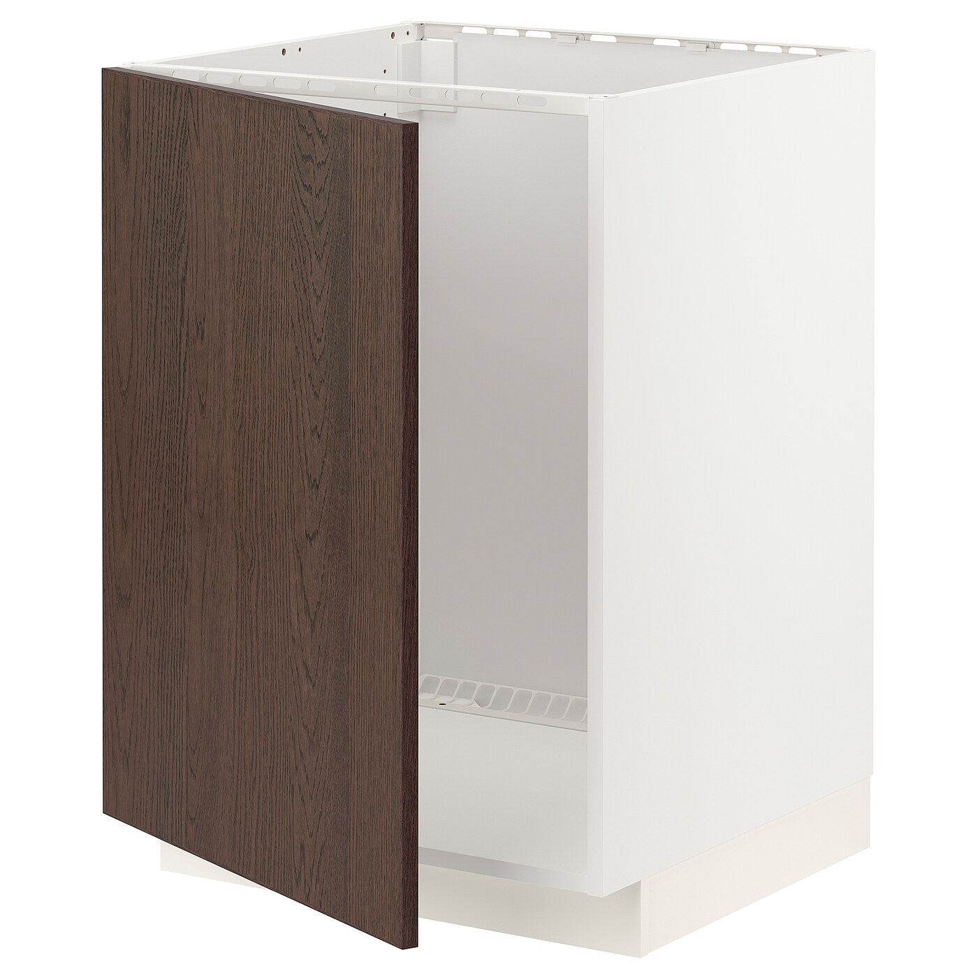 Шкаф под раковину - METOD / HAVSEN  IKEA/ МЕТОД/ХАВСЕН/ИКЕА, 88х60 см, белый/коричневый