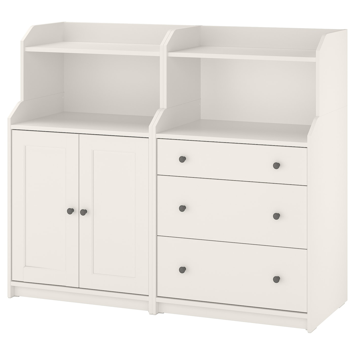 Шкаф - HAUGA IKEA/ХАУГА ИКЕА, 46х139х116 см, белый