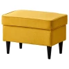 Табурет для ног - IKEA STRANDMON, 60х40х44 см, желтый СТРАНДМОН ИКЕА