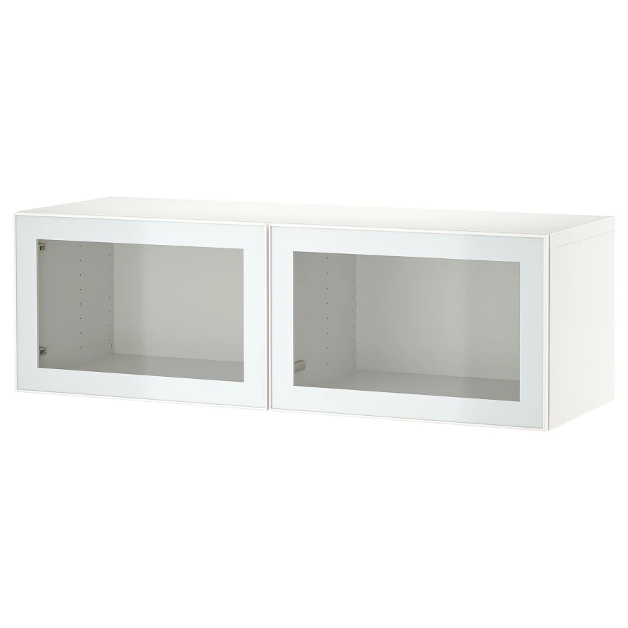 Навесной шкаф - IKEA BESTÅ/BESTA, 120x42x38 см, белый, БЕСТО ИКЕА (изображение №1)