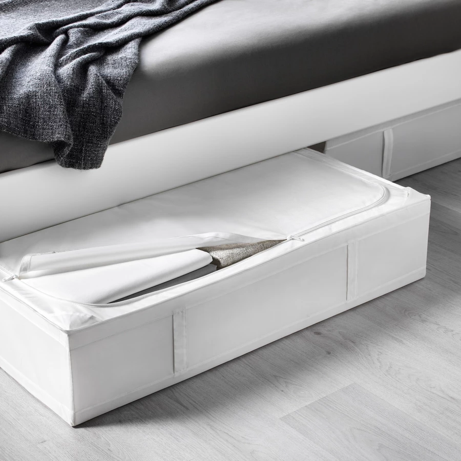Ящик для хранения - SKUBB IKEA/ СКУББ ИКЕА, 93х55х19 см, белый (изображение №3)
