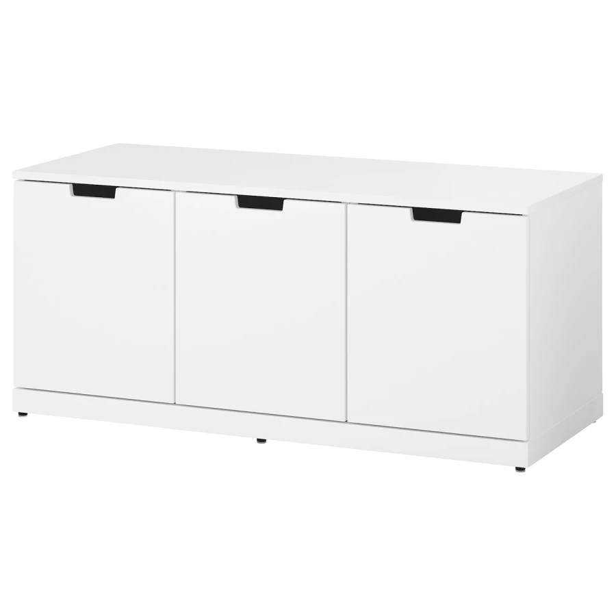 Комод - IKEA NORDLI/НОРДЛИ ИКЕА, 47х120х54 см, белый (изображение №1)