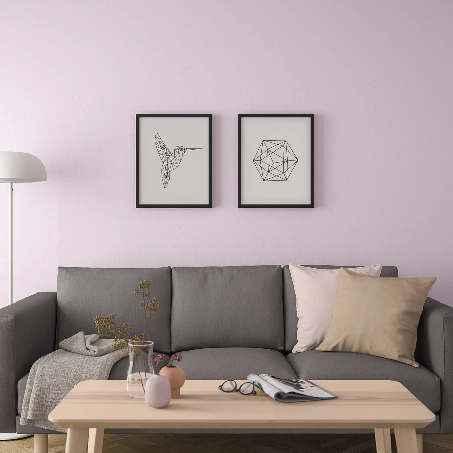 Постер, 2 шт. - IKEA BILD, 40х50 см, «Геометрия», БИЛЬД ИКЕА (изображение №3)