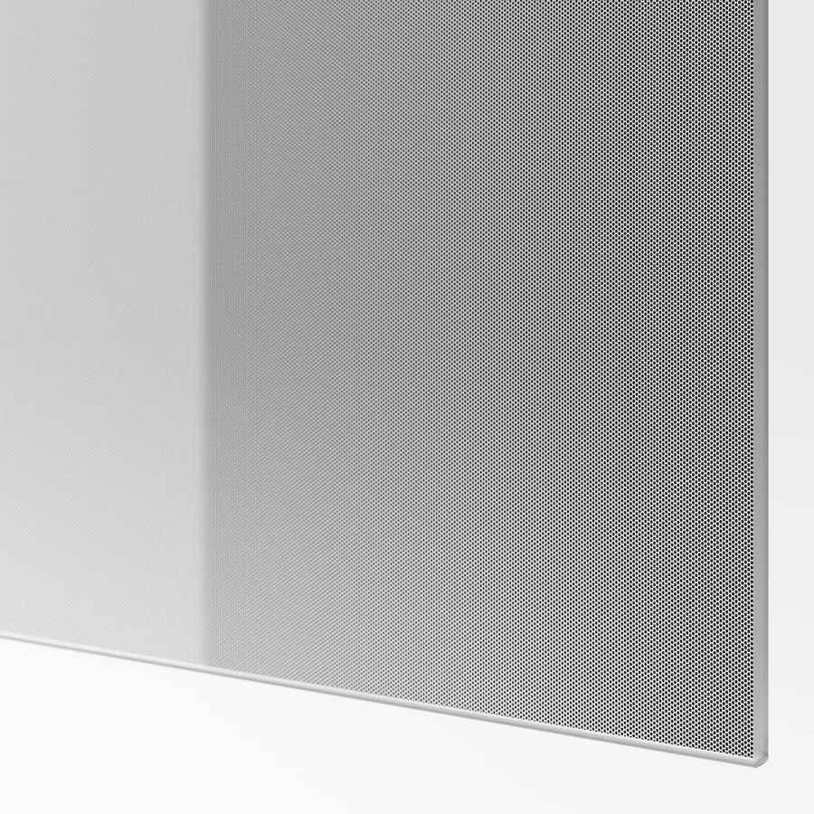 Раздвижные двери - IKEA BJÖRNÖYA/BJORNOYA/БЬЁРНЁЯ ИКЕА, 236х200 см, серый глянцевый (изображение №3)
