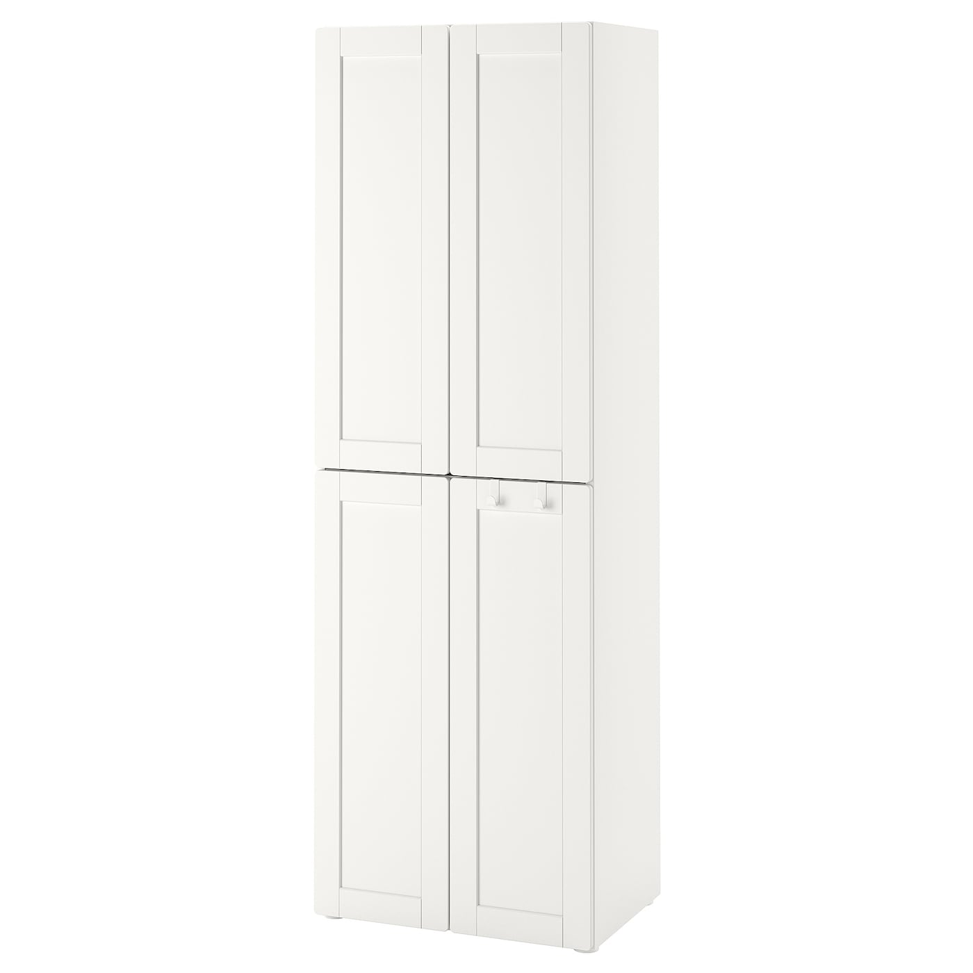 Шкаф детский - IKEA PLATSA/SMÅSTAD/SMASTAD, 60x40x180 см, белый, ИКЕА