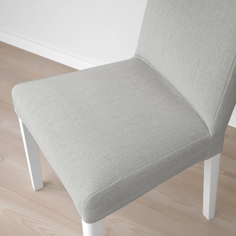 Стол+6 стульев - STRANDTORP  / BERGMUND IKEA/ СТРАНДТОРП/БЕРГМУНД ИКЕА, 205х95х75 см, серый/белый (изображение №5)