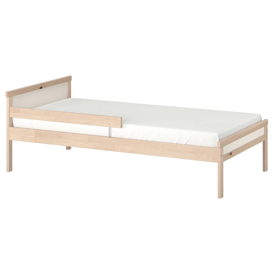 Каркас кровати с реечным дном - IKEA SNIGLAR/СНИГЛАР ИКЕА,  70х160 см, бежевый (изображение №1)