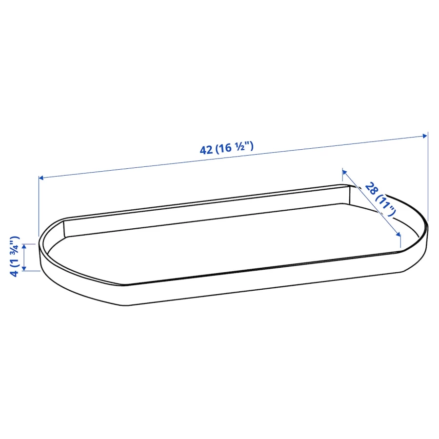 Поворотное основание - IKEA SNURRAD, 28x42см, СНУРРАД ИКЕА (изображение №4)