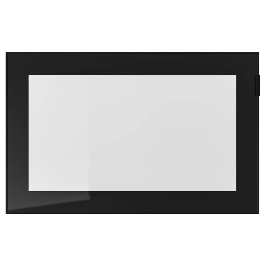 Панель - GLASSVIK IKEA/ ГЛАССВИК ИКЕА,  60x38 см, черный (изображение №1)