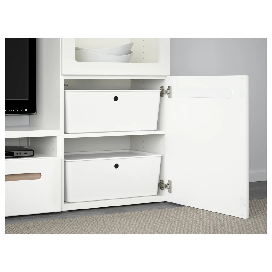 Органайзер - IKEA KUGGIS/КУГГИС ИКЕА, 37x54x21 см, белый (изображение №3)