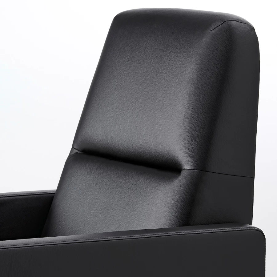 Кресло - IKEA GISTAD, 66х84х96 см, черный, ГИСТАД ИКЕА (изображение №6)