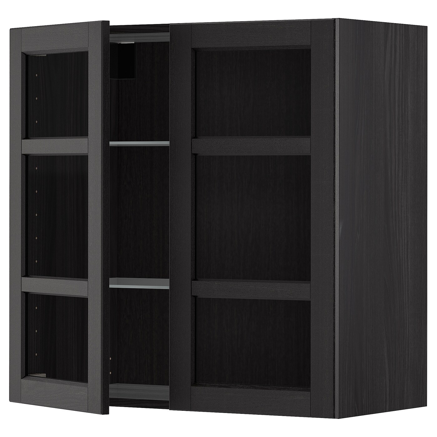 Шкаф - METOD  IKEA/  МЕТОД ИКЕА, 80х80 см, черный