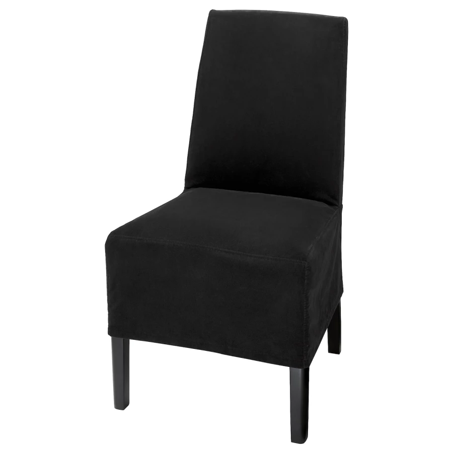Чехол на стул - BERGMUND IKEA/ БЕРГМУНД ИКЕА,  черный (изображение №1)