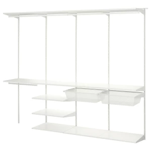 Стеллаж - BOAXEL IKEA/БОАКСЕЛЬ ИКЕА, 40х200х249 см, белый