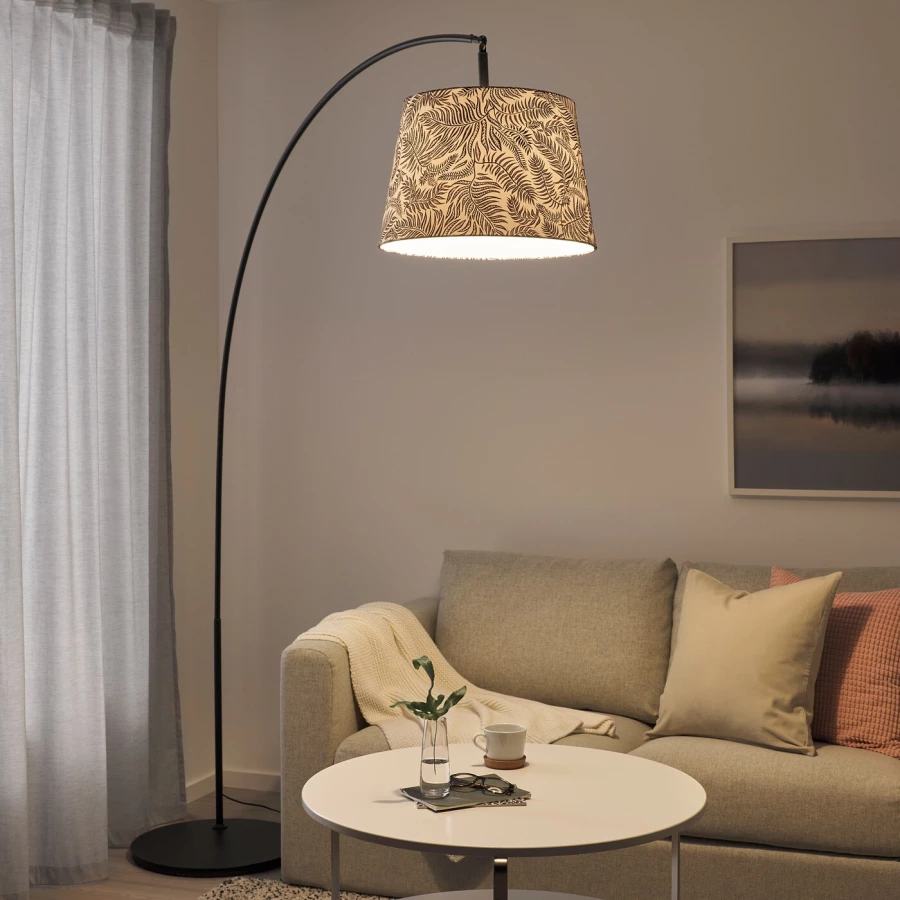 Напольные светильники - SKAFTET IKEA/СКАФТЕТ ИКЕА, 214 см, черный (изображение №5)