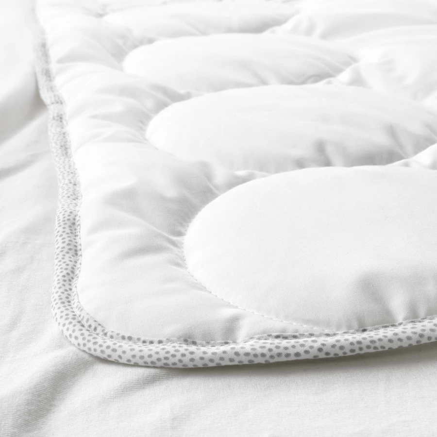 Одеяло  - LENAST IKEA/ ЛЕНАСТ ИКЕА, 125х110 см ,белый (изображение №3)