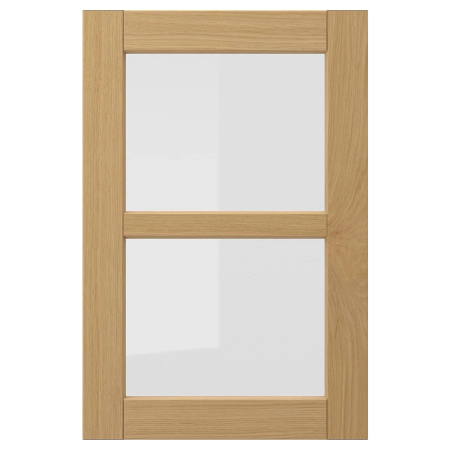 Стеклянная дверь - IKEA FORSBACKA/ФОРСБАКА ИКЕА, 40х60 см, светло-коричневый (изображение №1)