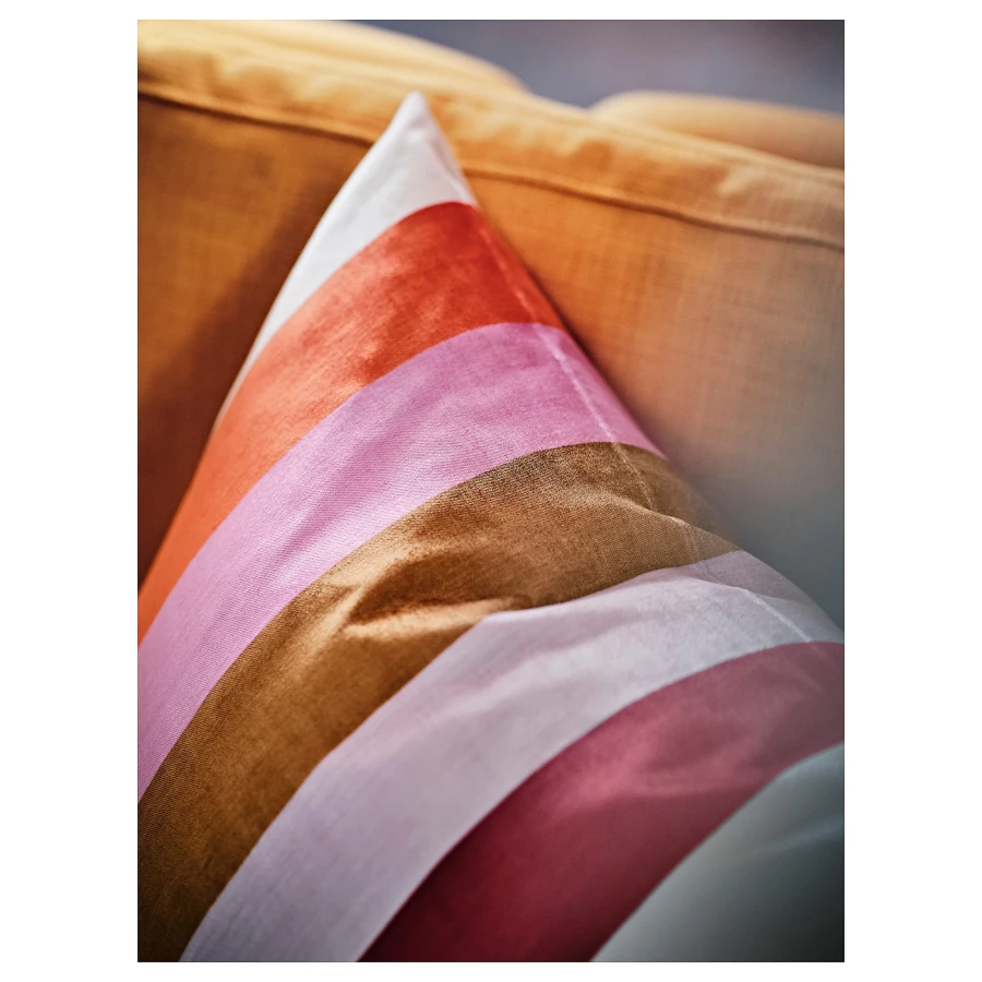 Чехол на подушку - VATTENVÄN / VATTENVAN  IKEA/ ВАТТЕНВАН ИКАЕ, 50х50 см,  цветная (изображение №3)