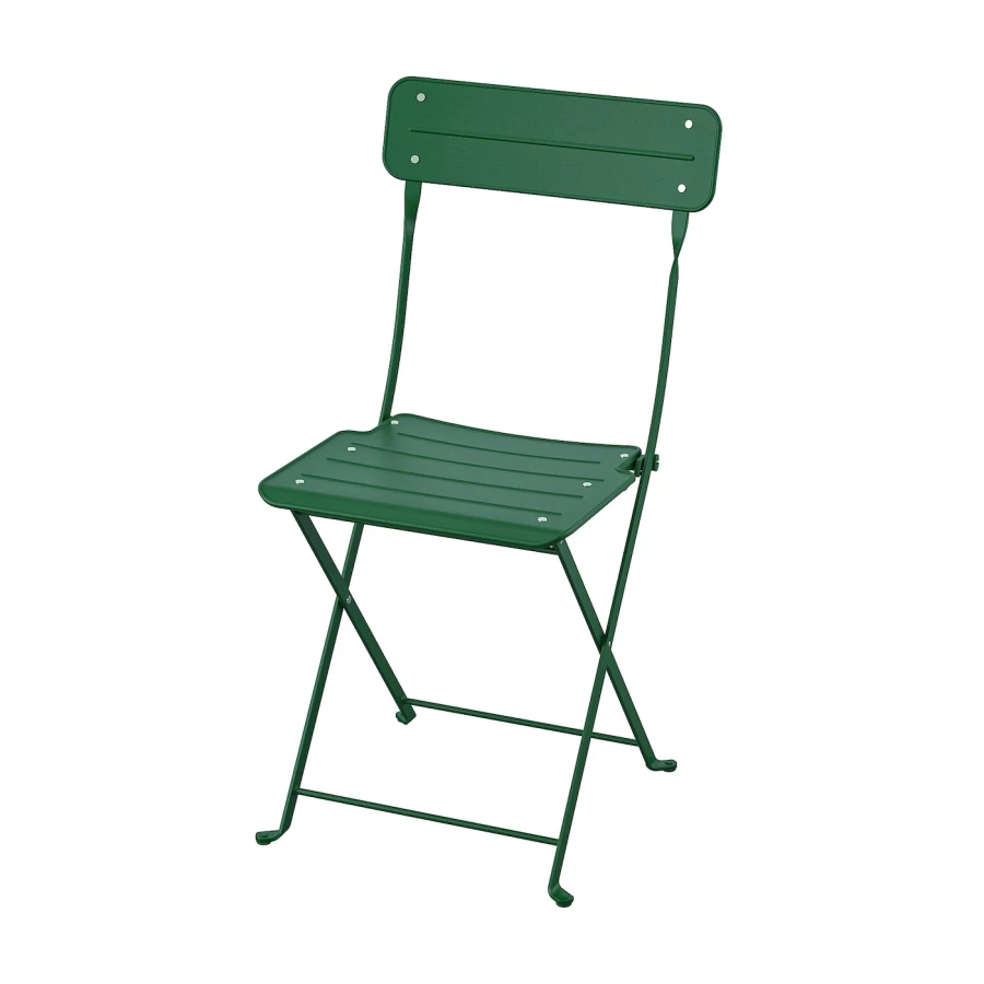 Складной стул SUNDSÖ/SUNDSO, 84x46x43см, зеленый, СУНДСЁ ИКЕА (изображение №1)