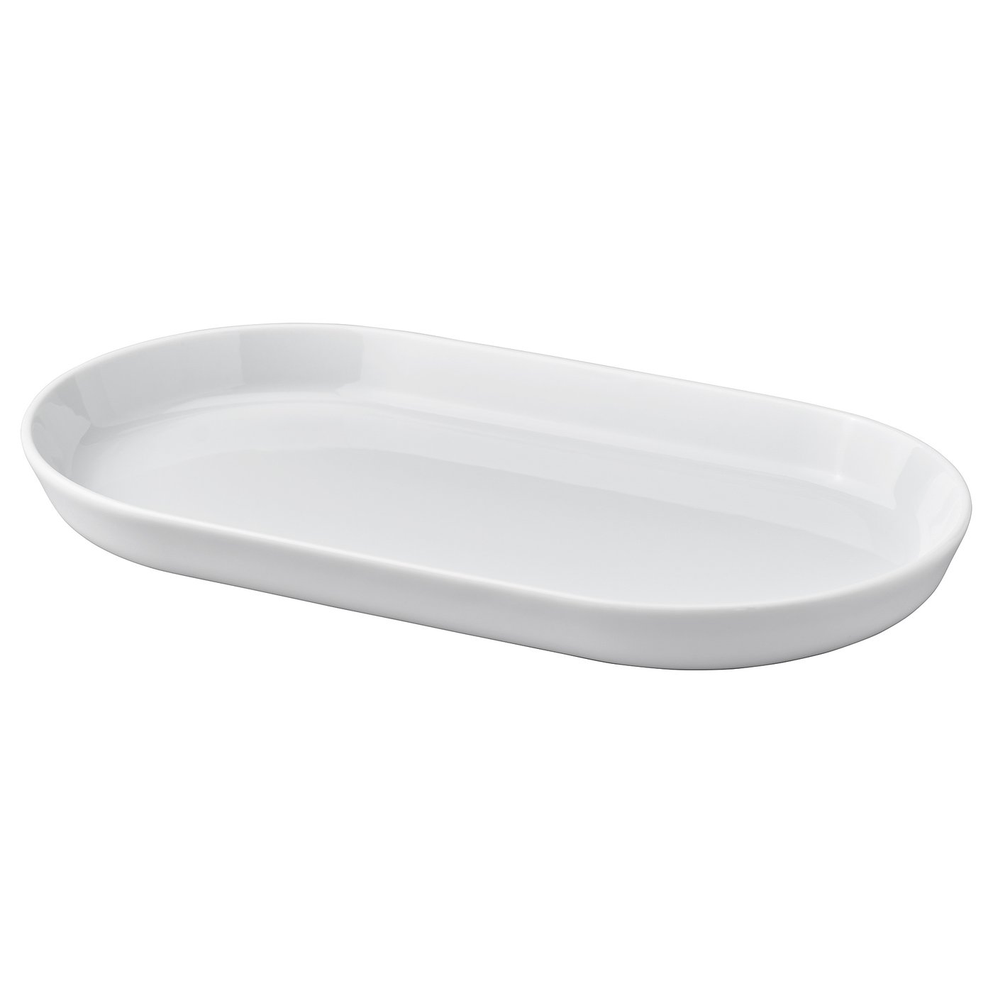 Блюдо IKEA 365+/ 365+ ИКЕА, 27х15 см, белый