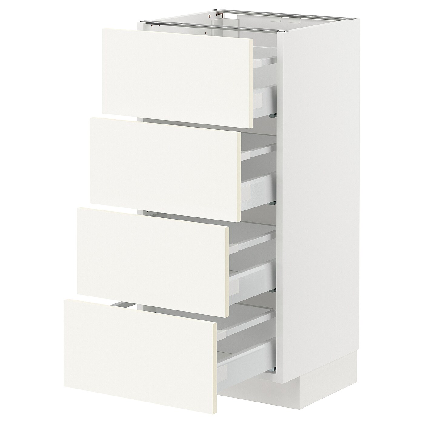 Напольный шкаф  - IKEA METOD MAXIMERA, 88x39,2x40см, белый, МЕТОД МАКСИМЕРА ИКЕА