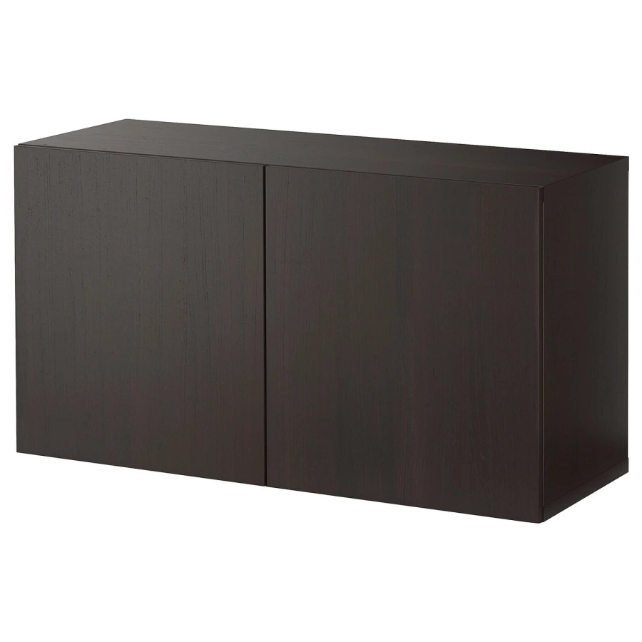 Навесной шкаф - IKEA BESTÅ/BESTA, 120x42x64 см, коричневый, БЕСТО ИКЕА (изображение №1)