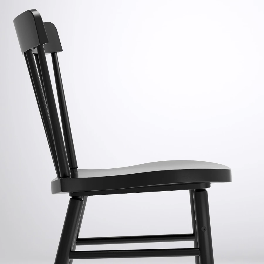 Стол и 6 стульев - MÖCKELBY / NORRARYD IKEA/ МЕКЕЛЬБИ/НОРРАРИД ИКЕА, 235х100х74 см, черный/дерево (изображение №8)