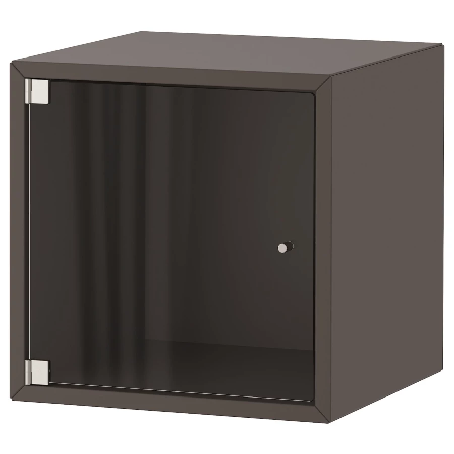 Навесной шкаф - IKEA EKET, 35x35x35 см, темно-серый, ЭКЕТ ИКЕА (изображение №1)