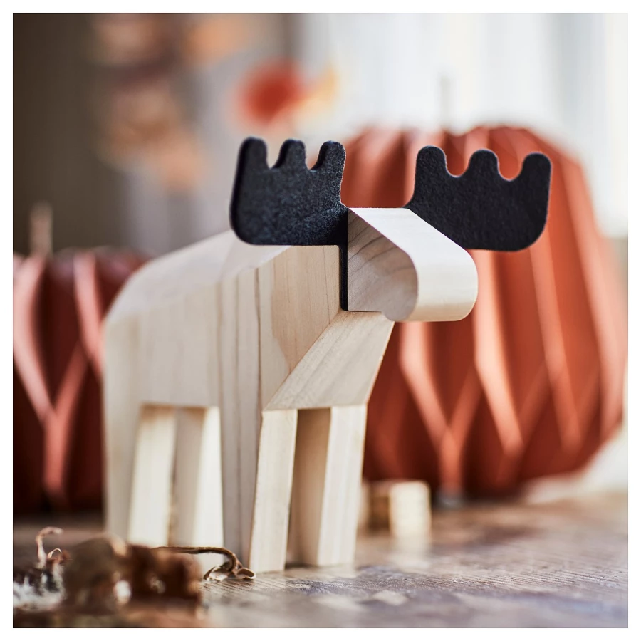 Статуэтка IKEA HÖSTAGILLE/ХЁСТАГИЛЛЕ ИКЕА, 18 см, под беленый дуб (изображение №2)