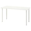 Письменный стол - IKEA LAGKAPTEN/OLOV, 140х60х63-93 см, белый, ЛАГКАПТЕН/ОЛОВ ИКЕА