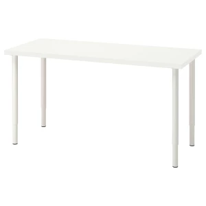 Письменный стол - IKEA LAGKAPTEN/OLOV, 140х60х63-93 см, белый, ЛАГКАПТЕН/ОЛОВ ИКЕА