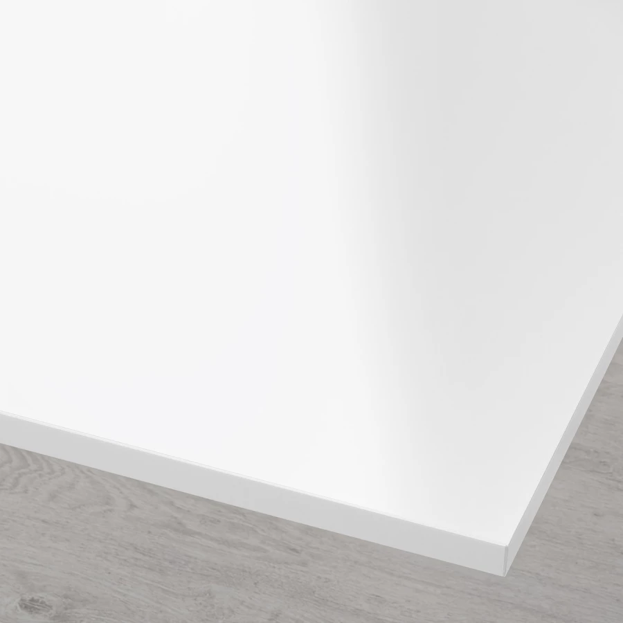 Столешница - IKEA RODULF/РОДУЛЬФ ИКЕА, 140х80 см, белый (изображение №2)