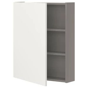 Настенный шкаф для ванной комнаты - ENHET IKEA/ ЭНХЕТ ИКЕА, 60x15x75 см, белый