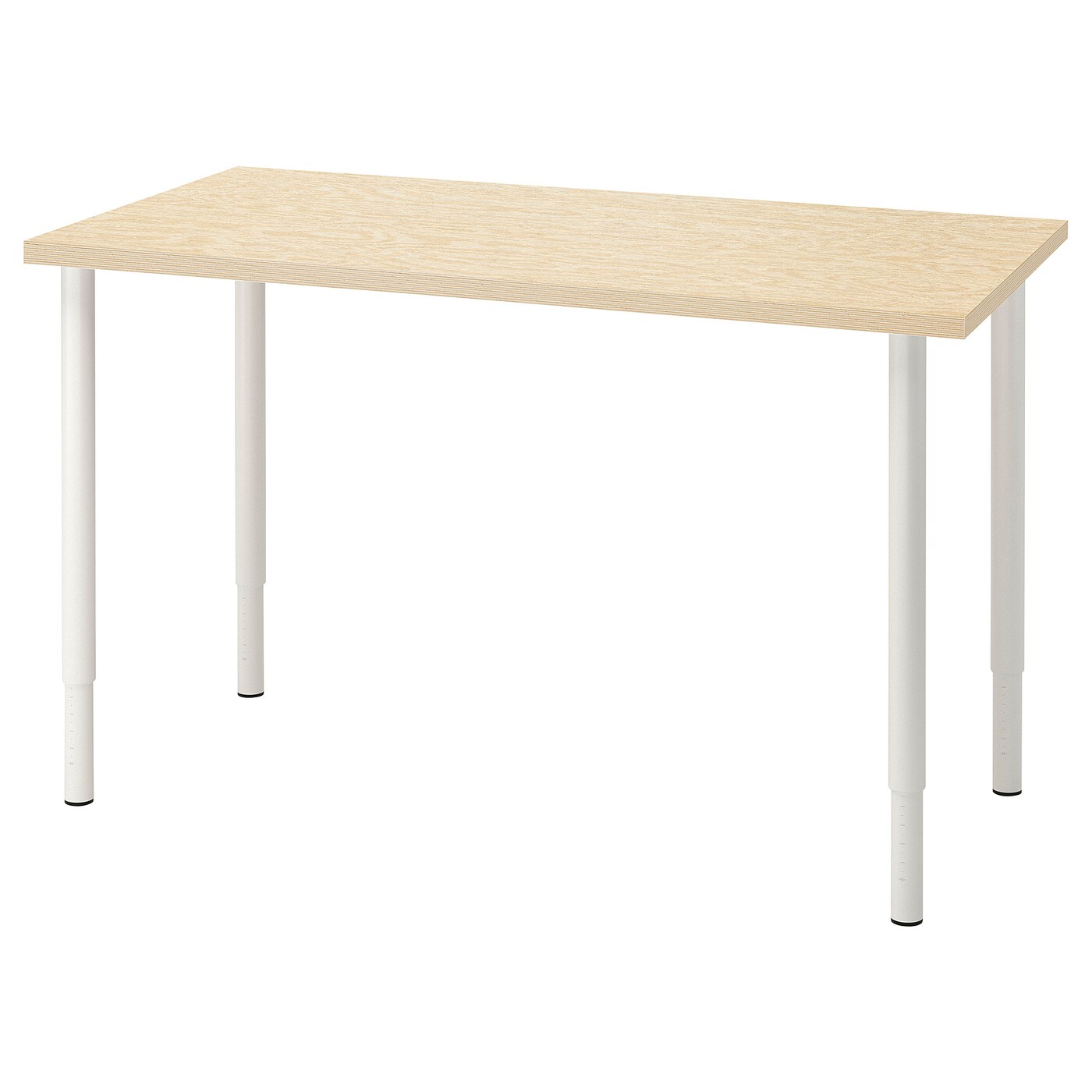 Письменный стол - IKEA MITTCIRKEL/OLOV/ МИТЦИРКЕЛЬ/ОЛОВ ИКЕА, 120х60 см, сосна/белый