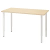 Письменный стол - IKEA MITTCIRKEL/OLOV, 120х60х63-93 см, сосна/белый, МИТЦИРКЕЛЬ/ОЛОВ ИКЕА
