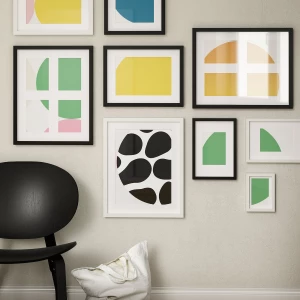 Второе фото. Рамка на 4 фотографии - IKEA RÖDALM/RODALM/РОДАЛЬМ ИКЕА, 40х50 см, черный