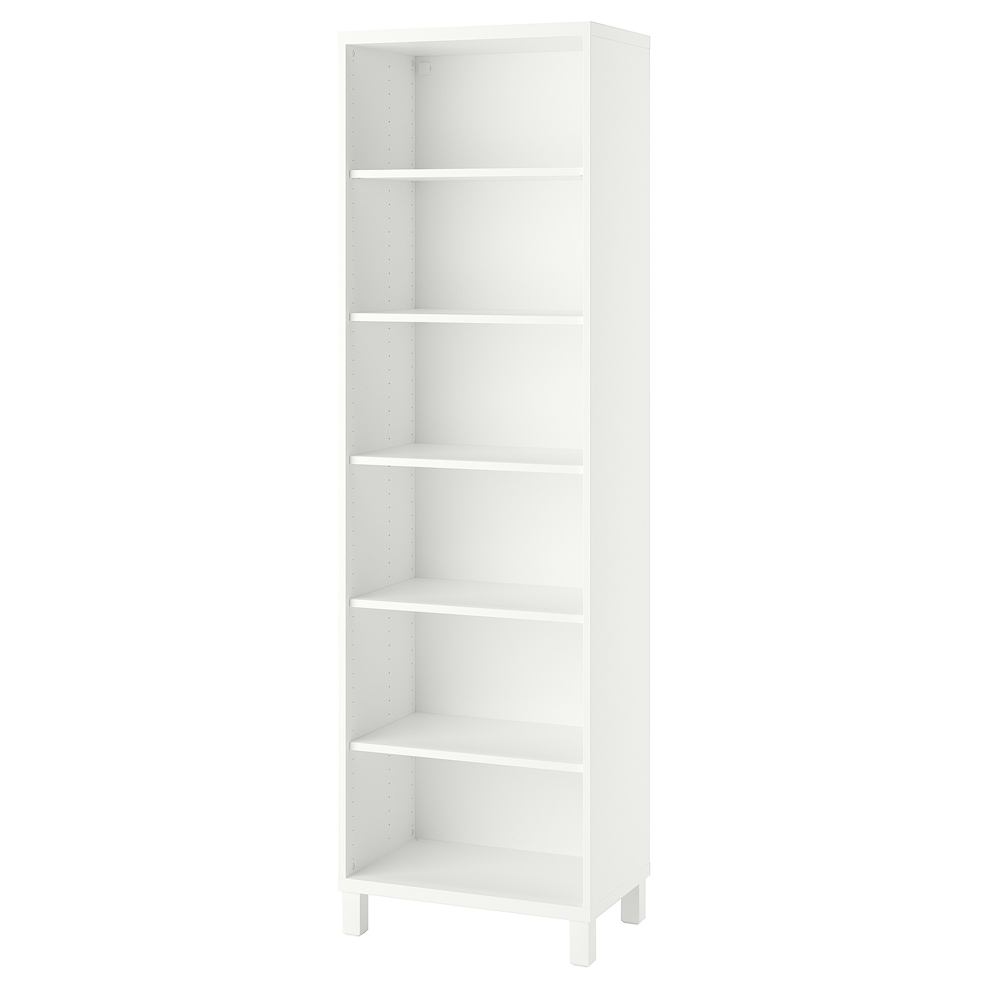 Открытый книжный шкаф - IKEA BESTÅ/BESTA, 60x40x202 см, белый, БЕСТО ИКЕА