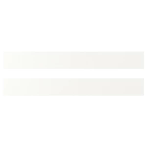 Фасад ящика, 2 шт. - IKEA VALLSTENA, 10х80 см, белый, ВАЛЛЬСТЕНА ИКЕА