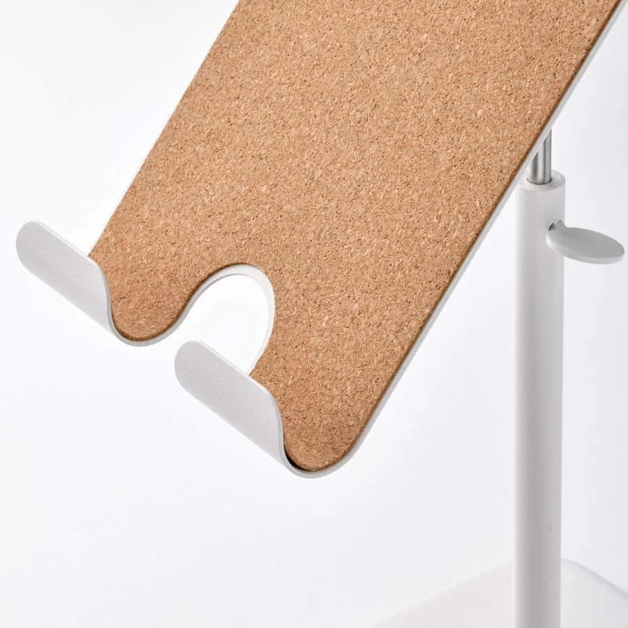 Подставка для планшета - HAVREHOJ IKEA/  ХАВРЕХОЙ  ИКЕА, 21x13x5 см, белый/бежевый (изображение №4)