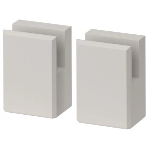 Ножка для декоративного плинтуса - LERHYTTAN IKEA/ЛЕРХЮТТАН ИКЕА, 7,7х5,5 см, белый